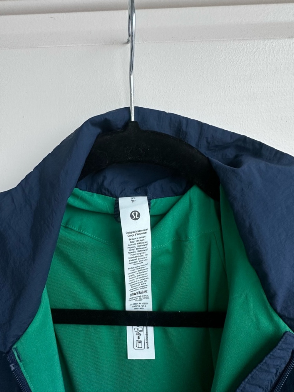 Lululemon Nylon Collared Jacket Retro Remix XS - Picture 4 of 9